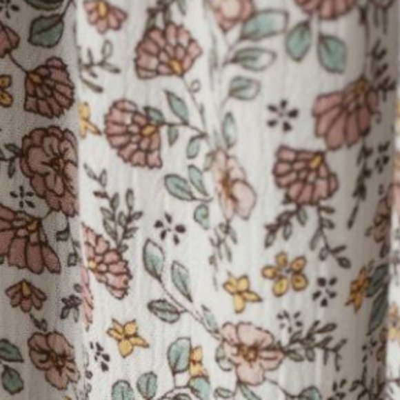 NWOT  H&M White and Floral Pattern Dress S - Picture 6 of 6